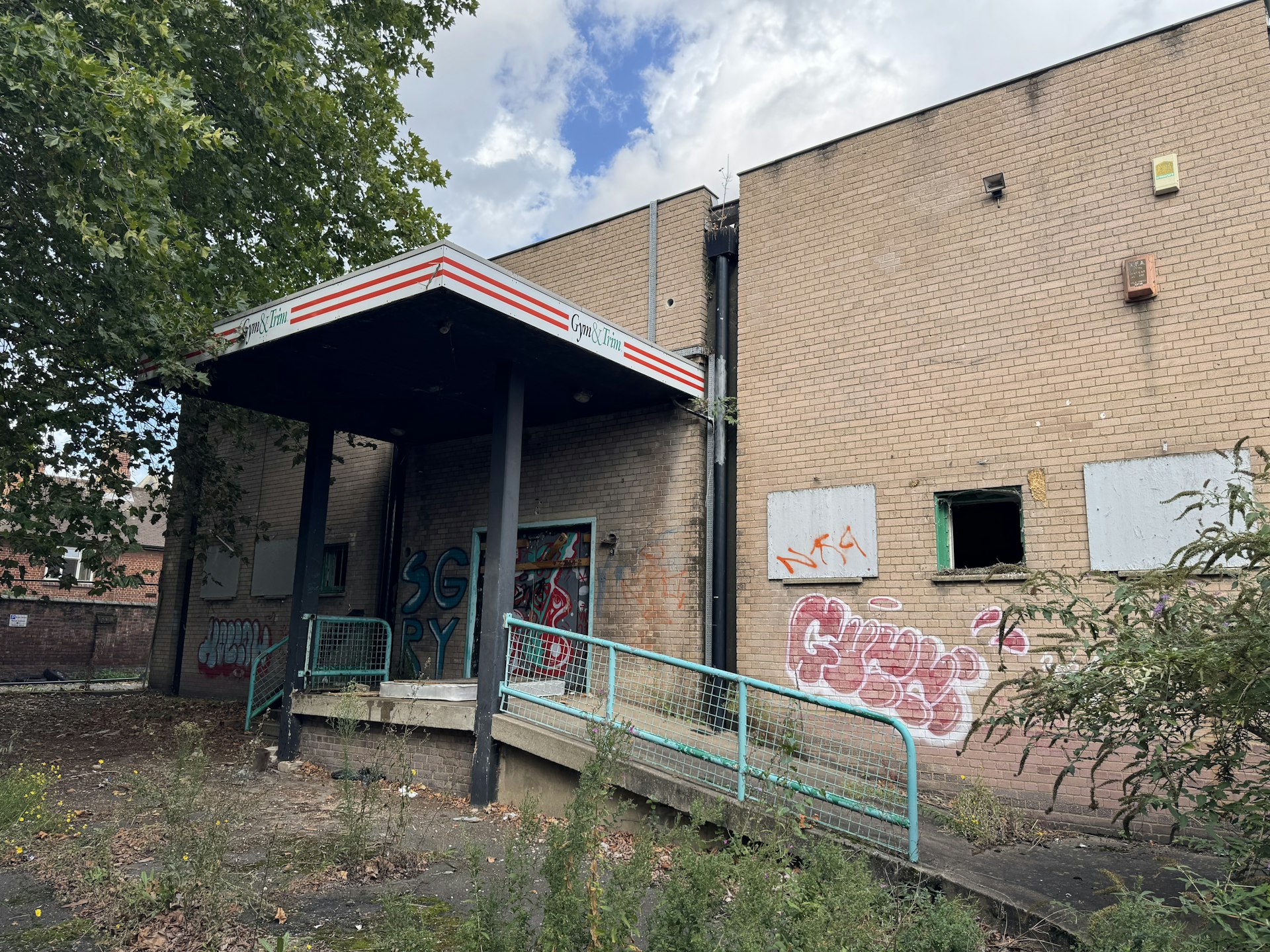 The former Gym & Trim building on Lower Orwell Street has sat derelict for a number of years